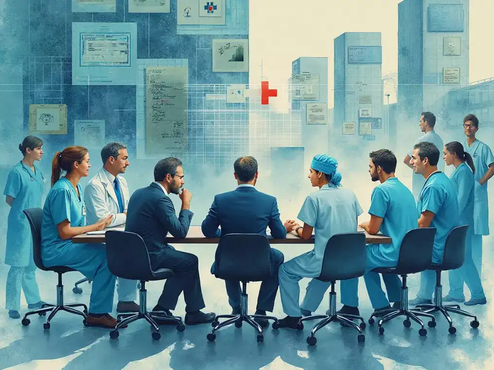 Where are PE players profiting in the healthcare sector?