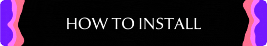 How to install How to install