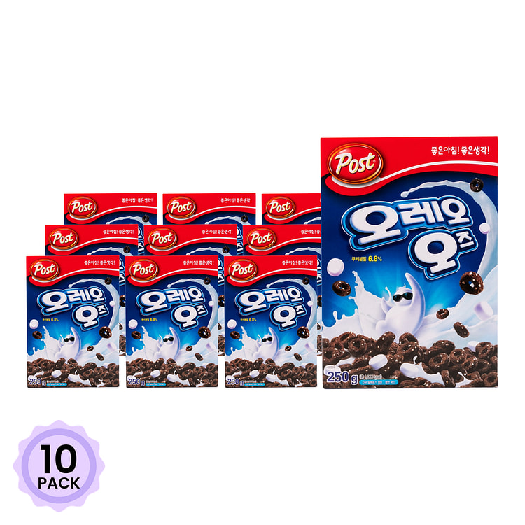 Korean Post Oreo O's Cereal 8.8 oz*10 pack
