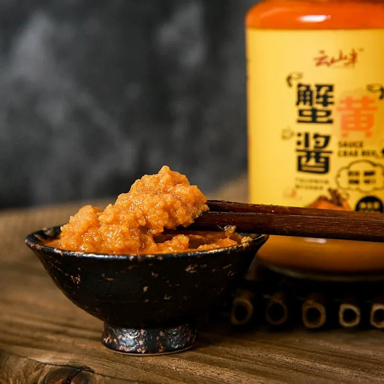 Yunshan Half Crab Roe Sauce Instant Crab Roe Paste Bald Butter Bibimbap Mix