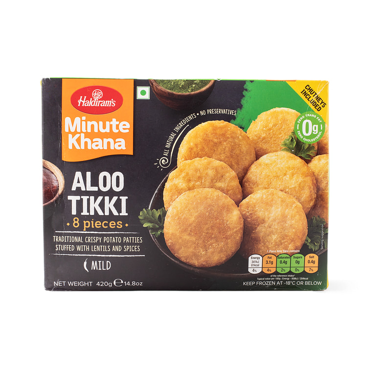 Haldiram's Jhatpat Bites Aloo Tikki, Frozen