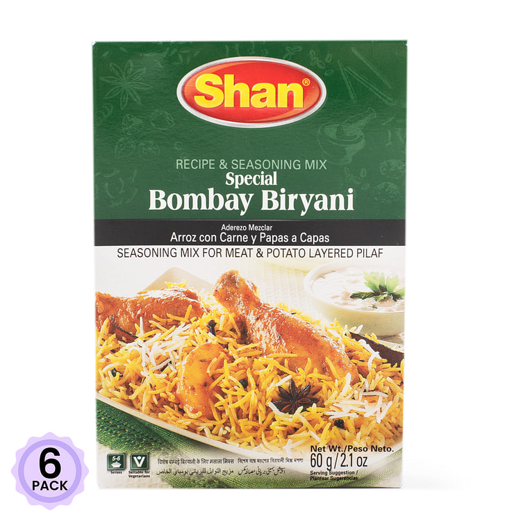 Shan Special Bombay Biryani Spice Mix 2.1 oz*6 pack