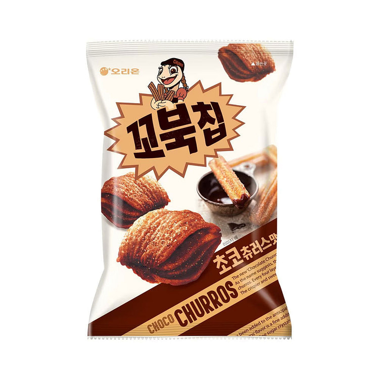 Orion Turtle Chips Choco Churros Flavor 120g
