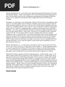 Case4 Harrahs Entertainment 3e PDF