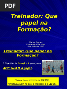 Formação - Treinador Futebol