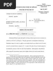 United States v. Lopez, 10th Cir. (2017)