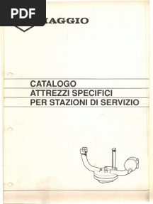 Catalogo Attrezzi Specifici Piaggio