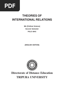 Theories of International Relations
