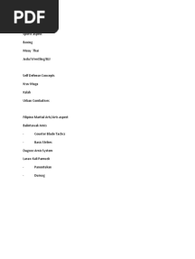 Mma Syllabus