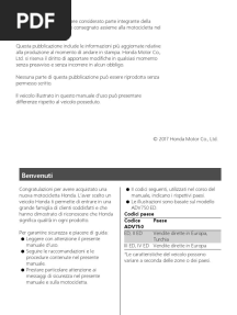 User Manual Honda XADV