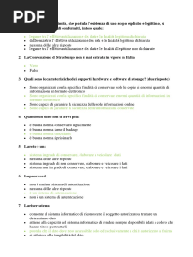 Domande Secondo Modulo It Security