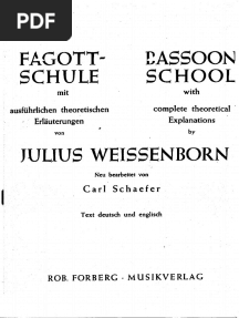 Weissenborn 0 Bassoon School