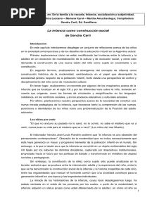 Carli - La Infancia Como Construccion Social
