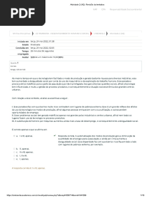 Atividade 2 (A2) DESENVOLVIMENTO HUMANO E SOCIAL