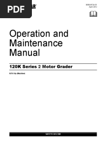 Cat - 120k Series-Grader Manual - Operation