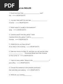 Examen Final Ingles