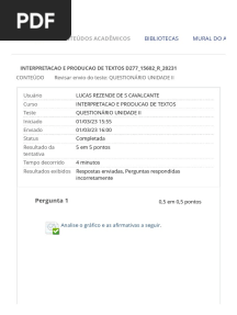 AVA - Interpretação de Texto - Q2 - UNIP