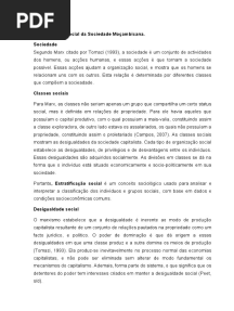 Estratificação Social Da Sociedade Moçambicana