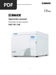 Manual de Uso Autoclave SIGER AMI
