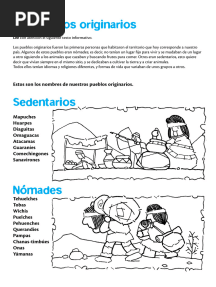 Pueblos Originarios - Primaria