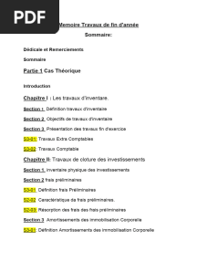 Memoire Travaux de Fin D Exercice