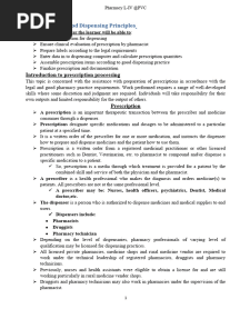 Apply Good Dispensing Principles - NEW-1