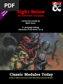 Night Below 5e Conversion