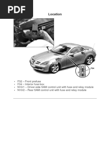 SLK R171 Fusebox Layout