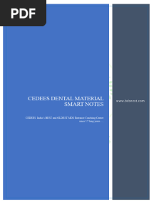 Cedees Dental Material Smart Notes