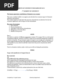 Chemistry 545-1 Elements of Construct