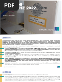 Elezioni Politiche 2022 - Le Analisi Ipsos Post Voto