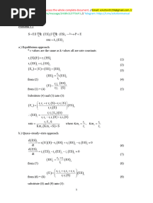 Sample For Official Solution Manual For Bioprocess Engineering 3rd Edition - Michael Shuler, Fikret Kargi