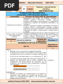 4to Grado Septiembre - 09 Matemáticas Planeación (2024-2025)