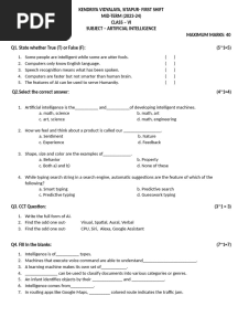 Class 6 Paper