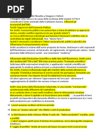 Sociologia Economica, Argomenti Esame
