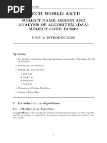 DAA All 5 Units Notes