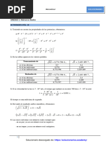 Solucionario Completo Matematicas 1 Bachillerato Editex