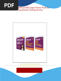 Immediate download (Ebook) Official GRE Super Power Pack by Educational Testing Service ebooks 2024