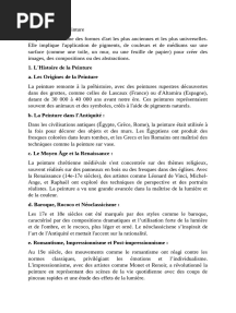 Introduction à la peinture