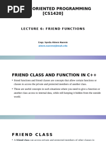 OOP Lecture 6
