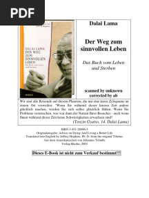 Dalai Lama - Der Weg Zum Sinnvollen Leben
