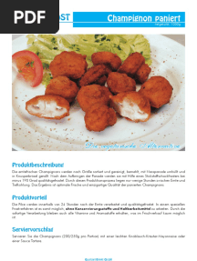 Champignon Paniert 1000g