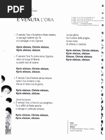01 E' Venuta L'ora - Il Mistero Pasquale - Gen Verde