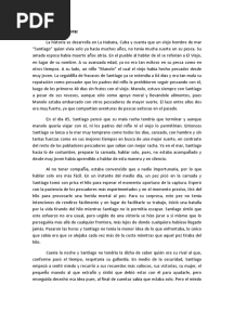 El Viejo y El Mar (Resumen)