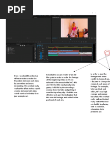 Editing