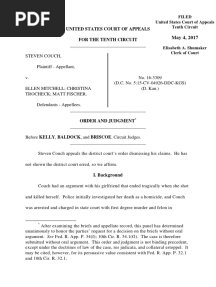 Filed United States Court of Appeals Tenth Circuit