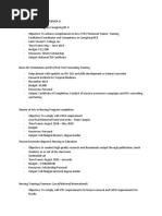Faculty Development Plan