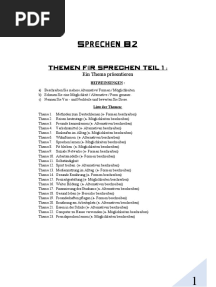 Taf THEMEN SPRECHEN B2 TEIL 1