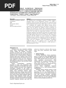 Technology Contribution Coefficient (TCC)