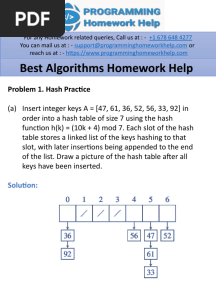 Best Algorithm Homework Help